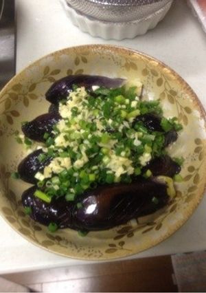 揚げナスのたっぷり薬味ソースかけ-レシピのメイン写真