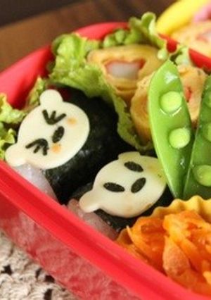 不器用ママのキャラ弁☆くまちゃんおにぎり-レシピのメイン写真