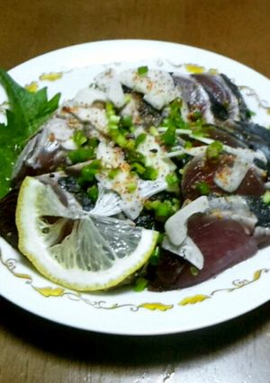 俺流のおつまみ！美味い♪鰹の塩たたき-レシピのメイン写真