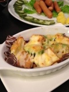 厚揚げとアボカドのチーズ焼き-レシピのメイン写真