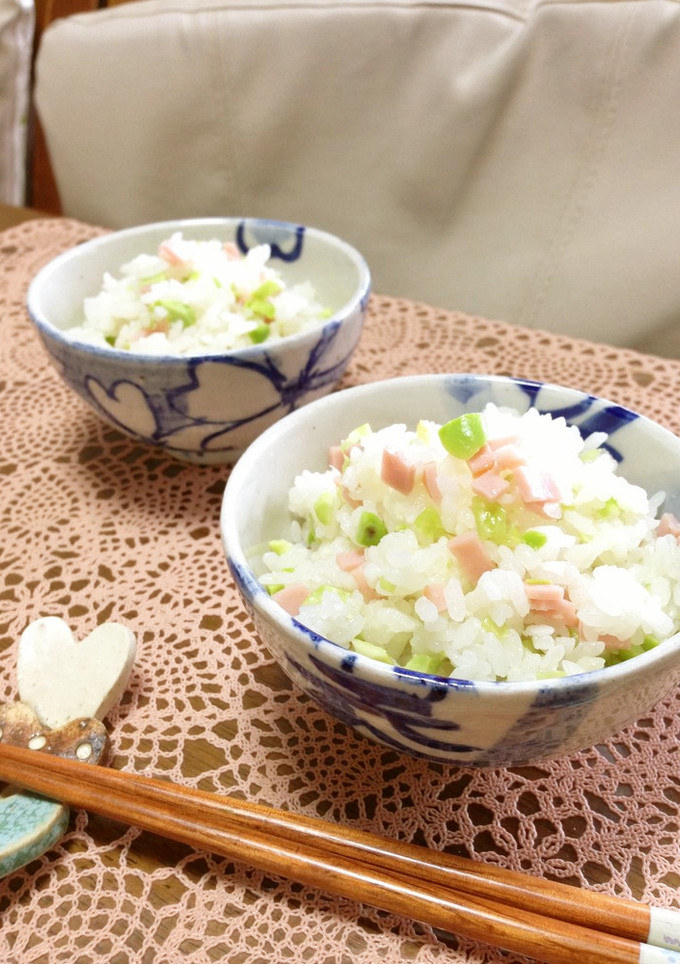 枝豆とハムとチーズのご飯-レシピのメイン写真