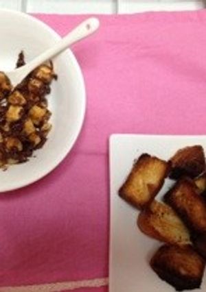〜パンにバナナチョコを乗せて〜-レシピのメイン写真