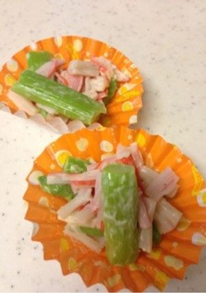 ☆お弁当に☆アスパラとカニカマのマヨ和え-レシピのメイン写真