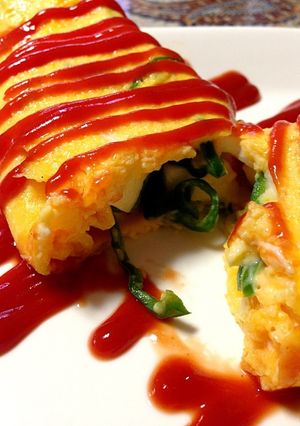 ピーマン農家のチーズオムレツ-レシピのメイン写真