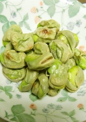 夏！空豆の簡単オーブントースター焼き-レシピのメイン写真