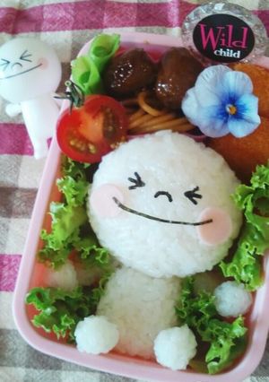 簡単♪キャラ弁*　ライン★ムーン-レシピのメイン写真