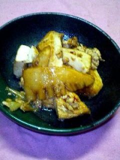 厚揚げとたけのこのひき肉炒め-レシピのメイン写真