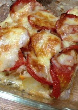 新じゃがと完熟トマトのチーズ焼き-レシピのメイン写真