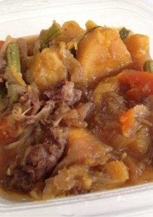 さつまいもで肉じゃが-レシピのメイン写真