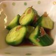 きゅうりと干しエビの酢の物