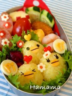 コロコロ♪俵deヒヨコちゃん＊キャラ弁 by Mai＊Mai 【クックパッド】 簡単おいしいみんなのレシピが392万品