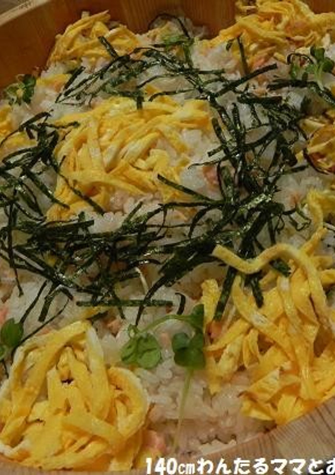 しらすと鮭のちらし寿司-レシピのメイン写真
