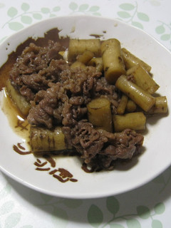 肉ごぼう(牛バラ肉篇)-レシピのメイン写真