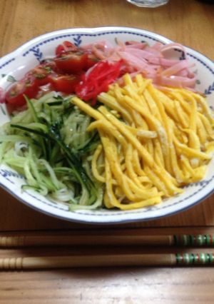 冷やし中華風そうめん-レシピのメイン写真