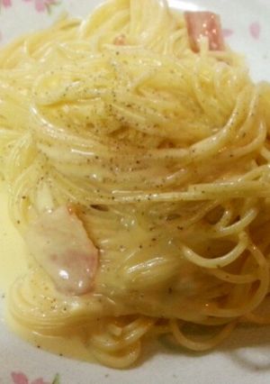 ヨーグルトカルボナーラ☆濃厚でもさっぱり-レシピのメイン写真