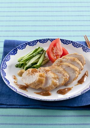 【ストック】鶏むねではちみつ酢味噌チキン-レシピのメイン写真