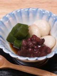 おやつの時間 抹茶あんみつ-レシピのメイン写真