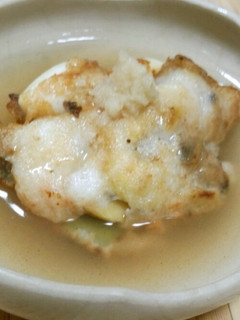 そら豆の揚げ焼き和風あんかけがけ-レシピのメイン写真