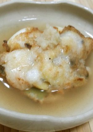そら豆の揚げ焼き和風あんかけがけ-レシピのメイン写真