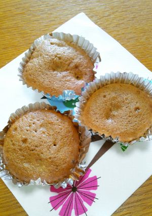 ＨＭ☆チョコレートバナナカップケーキ☆-レシピのメイン写真