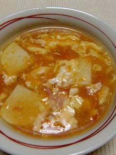 かまぼこ入りトマトと卵のスープ-レシピのメイン写真
