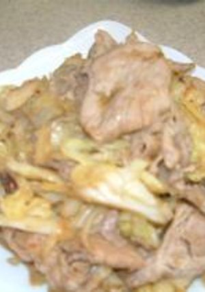 キャベツと豚肉の焼き蒸し-レシピのメイン写真