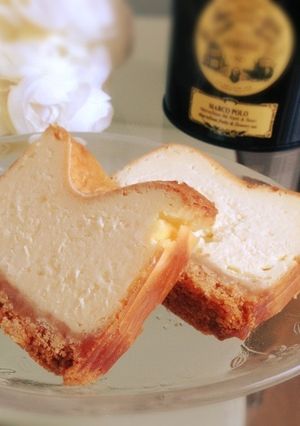 超簡単☆ミキサーでパウンド型チーズケーキ-レシピのメイン写真