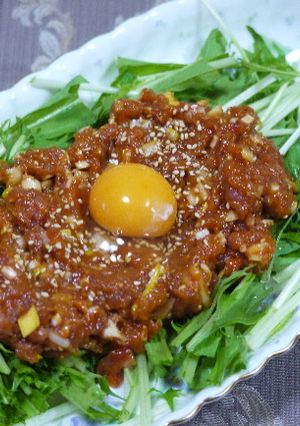 マグロの韓国風ユッケ-レシピのメイン写真