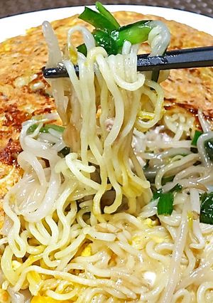 梅蘭風☆中からあんがとろ～り焼きそば-レシピのメイン写真