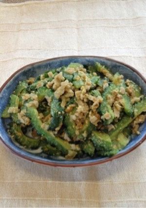 超シンプル！ゴーヤと豚バラの味噌炒め-レシピのメイン写真