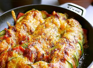 ズッキーニとアボカドのカレーソース焼き-レシピのメイン写真