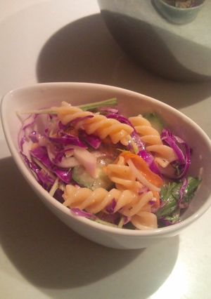 紫キャベツのパスタサラダ-レシピのメイン写真