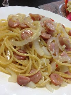 アヒージョ残りで本格ペペロンチーノ-レシピのメイン写真
