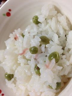春らしい☆桜と豆ごはん-レシピのメイン写真
