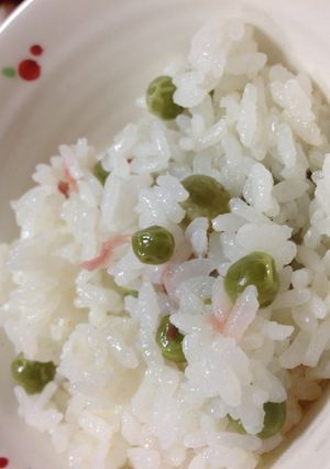 春らしい☆桜と豆ごはん-レシピのメイン写真