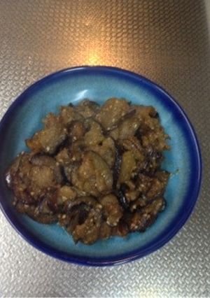 簡単なすの胡麻醤油炒め‼-レシピのメイン写真