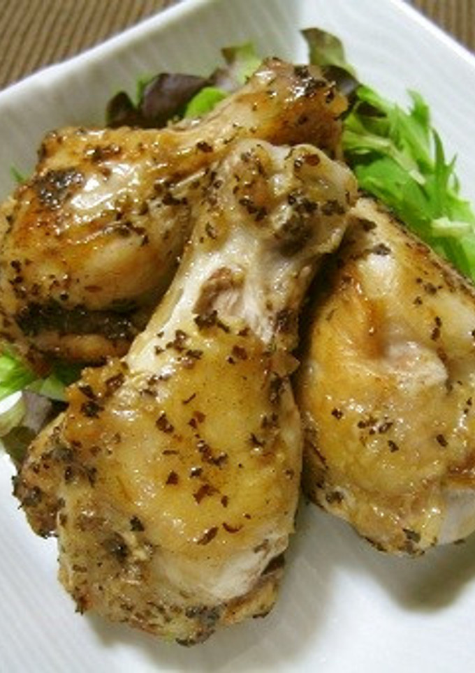 鶏手羽元の簡単♪香草焼き-レシピのメイン写真
