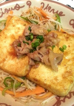 豆腐と豚肉の照り焼き-レシピのメイン写真