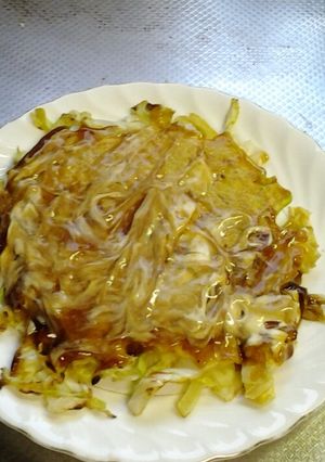 残り衣でお好み焼き-レシピのメイン写真