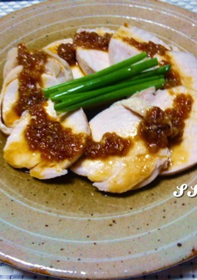 しっとり鶏ハムのねぎソースがけ-レシピのメイン写真