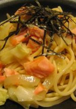 鮭とキャベツの和風パスタ-レシピのメイン写真