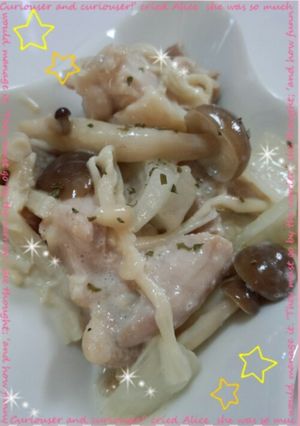 ♡チキンとキノコのクリーム煮♡-レシピのメイン写真
