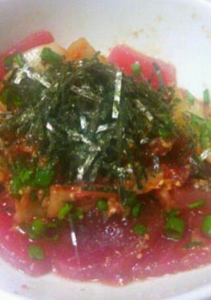 マグロのキムチあえ♪-レシピのメイン写真