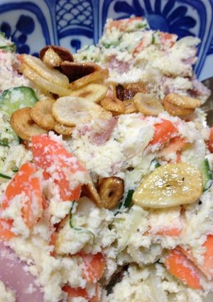 おからで食物繊維たっぷりポテサラもどき♪-レシピのメイン写真