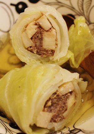 ゴロゴロ筍de歯応え楽しいロールキャベツ-レシピのメイン写真