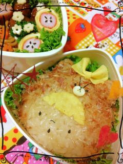 ジャッキールルロロのかぶり物キャラ弁-レシピのメイン写真