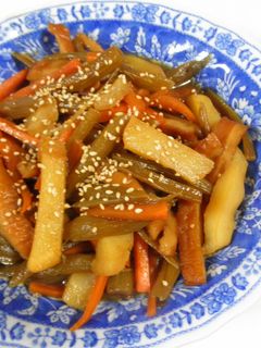 ふきの金平ふう炒め煮-レシピのメイン写真
