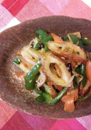 簡単10分で一品♪ちくわと野菜のきんぴら-レシピのメイン写真