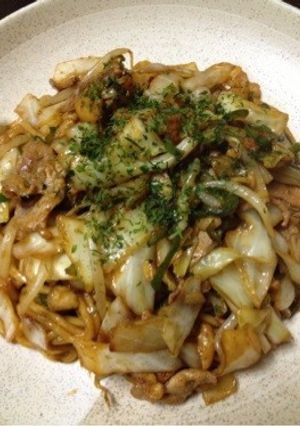 ☆野菜室掃除!!我が家の焼きそば☆-レシピのメイン写真