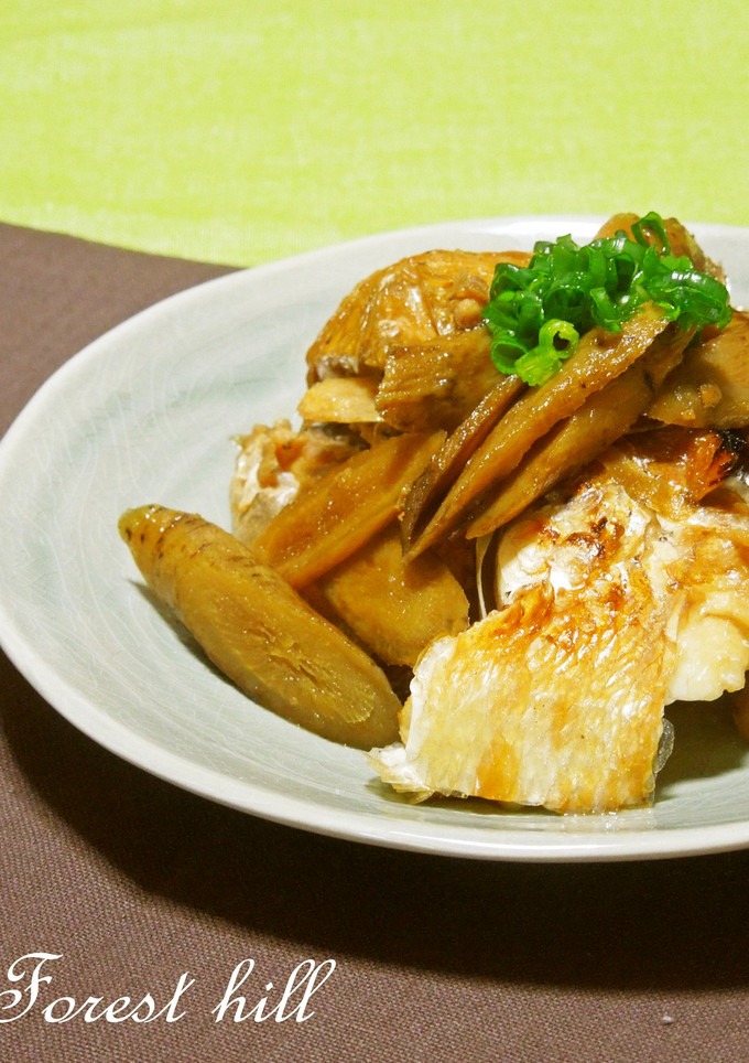 ほっこり美味♪鯛あらと牛蒡の炊いたん-レシピのメイン写真